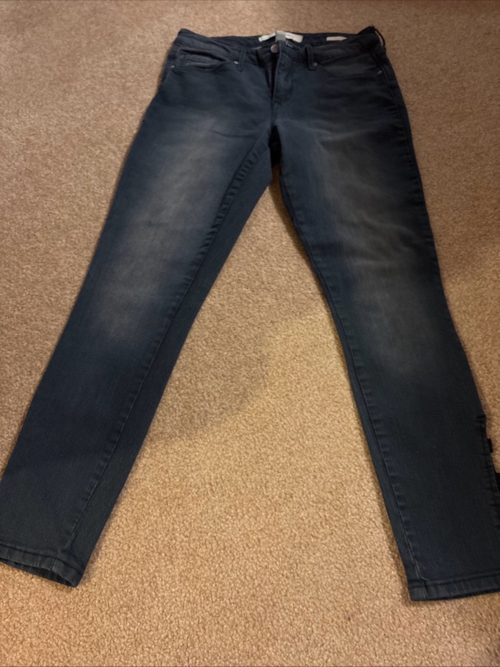 women's jeans from Vintage America. Black Washed Skinny Ankle Size 4